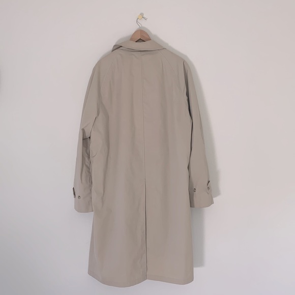 London Fog Vintage Heavy Plush Lined Trench Coat - Picture 7 of 17